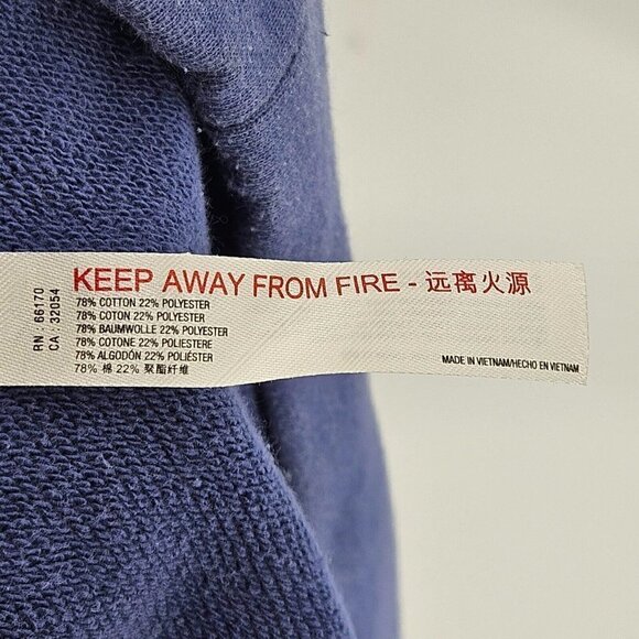 Free People Movement Ombre Metti Crew Sweatshirt Blue Women’s Size M Athleisure - Picture 9 of 13